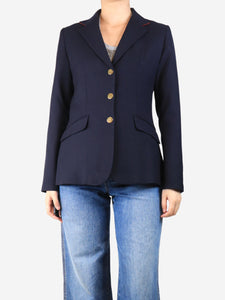 Cordings Navy blue wool jacket - size UK 10