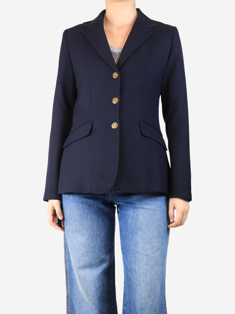 Navy blue wool jacket - size UK 10 Coats & Jackets Cordings 