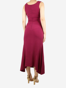 Stella McCartney Plum sleeveless midi dress - size UK 8