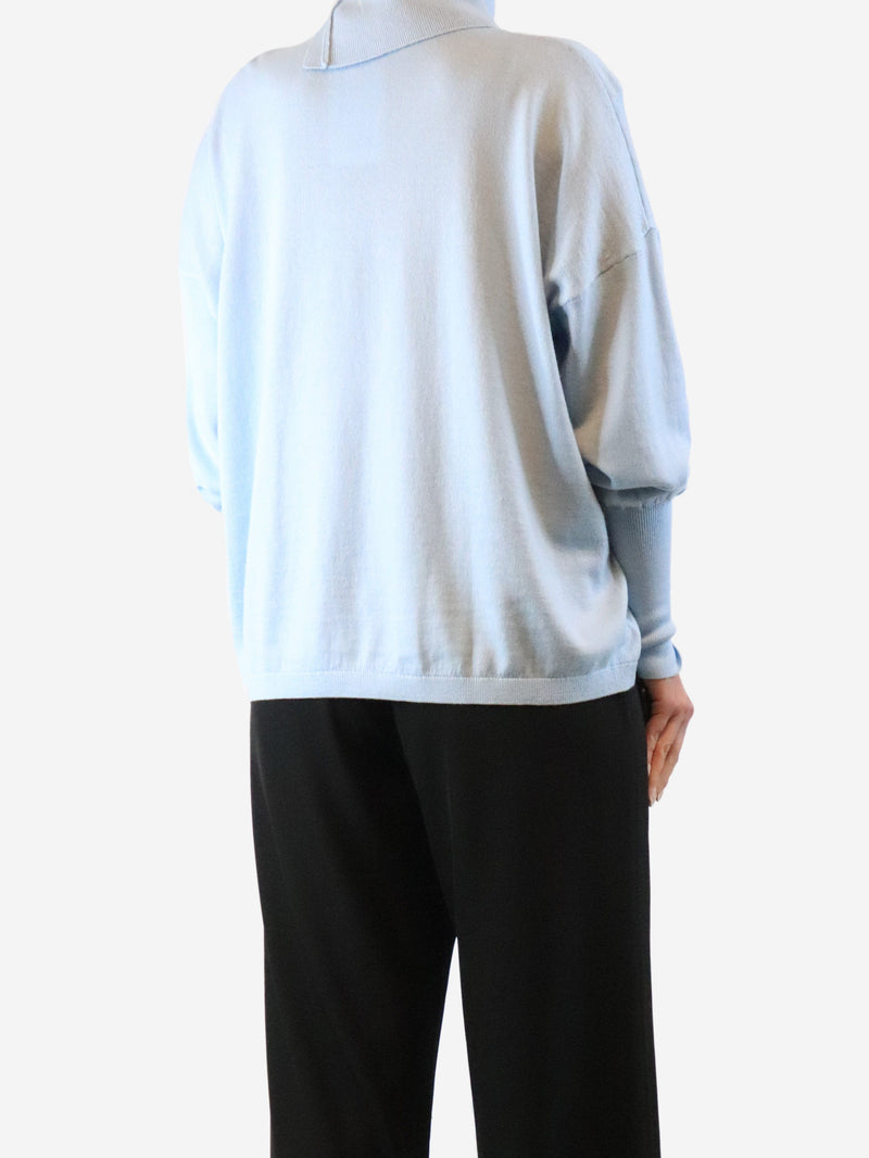 Light blue high-neck jumper - size L Knitwear Bamford 