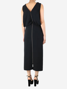Antonio Berardi Black sleeveless crepe dress - size UK 8