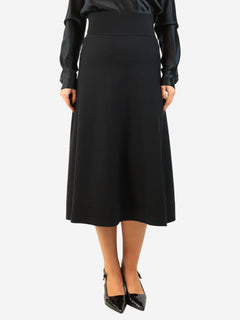 Black A-line midi skirt - size M Skirts Sonia Rykiel 