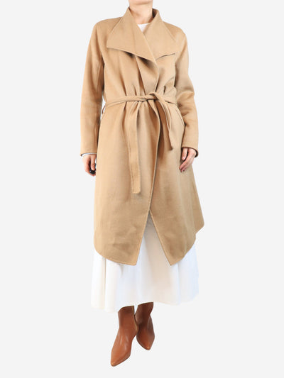Beige tie closure coat - size UK 8 Coats & Jackets Joseph 
