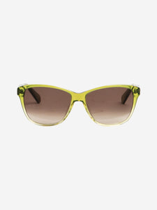 Balmain Green cat-eye sunglasses