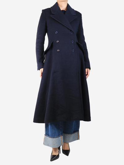 Navy blue double-breasted cashmere coat - size UK 10 Coats & Jackets Gabriela Hearst 