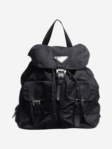 Prada Black Re-nylon backpack