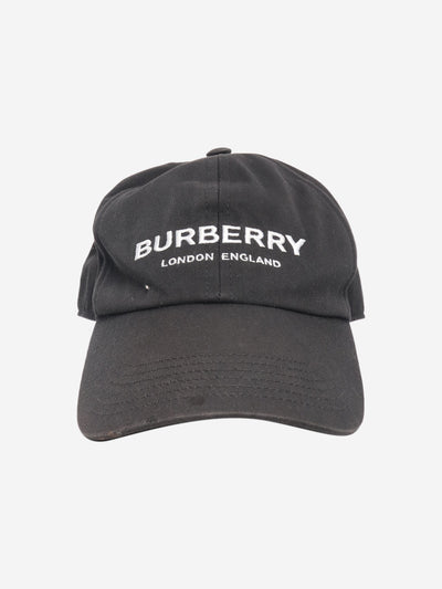 Black snapback cap Hats Burberry 