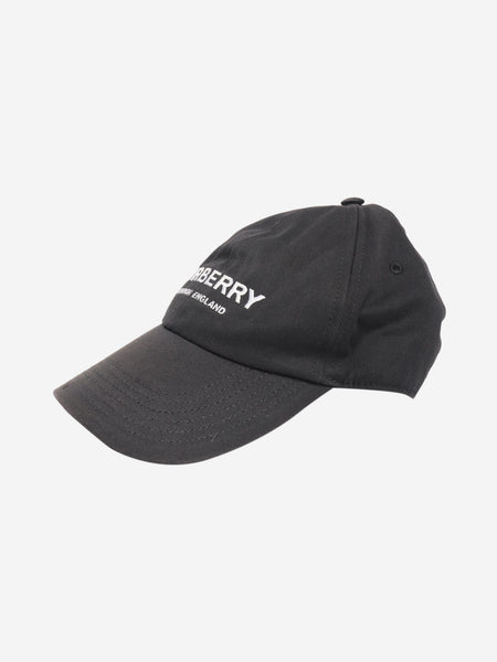Black snapback cap alternate image