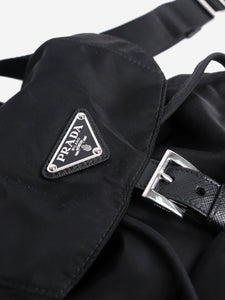 Prada Black Re-nylon backpack