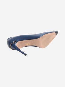 Gucci Blue Horsebit leather pumps - size EU 37.5