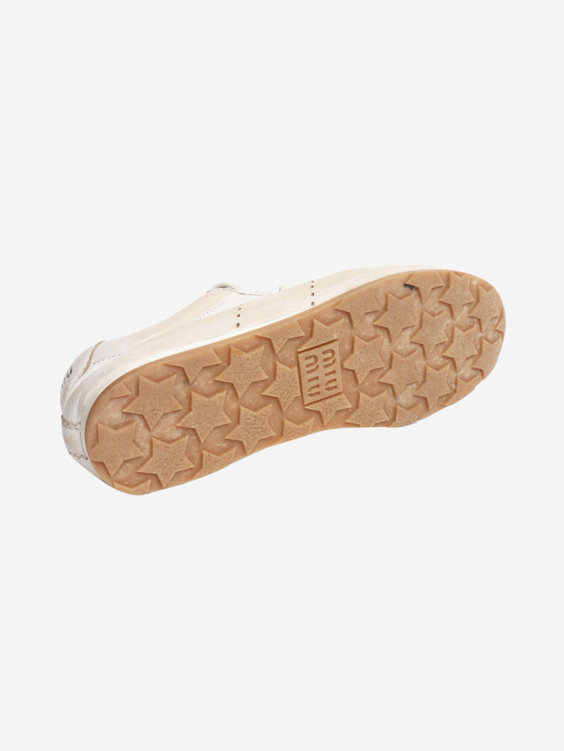 Plume leather sneakers - size EU 38 Trainers Miu Miu 