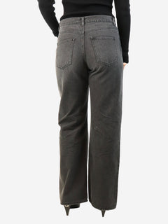 The Row Washed black wide-leg jeans - size UK 8 Denim The Row 