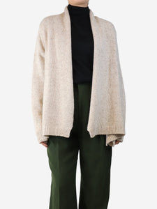 Queen & Belle Neutral cashmere cardigan - size S