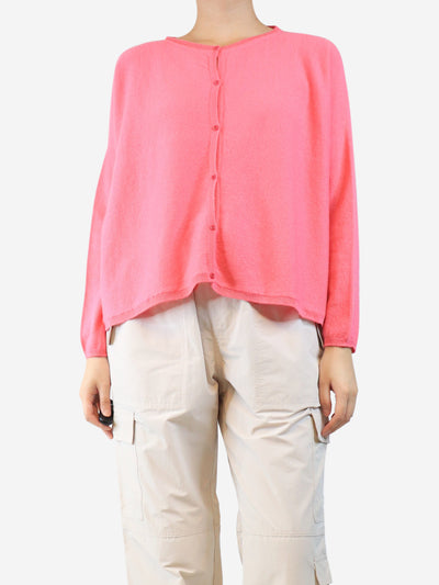 Pink cashmere cardigan - size L Knitwear Apuntob 