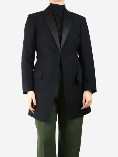 Black single-buttoned blazer - size UK 8 Coats & Jackets Celine 