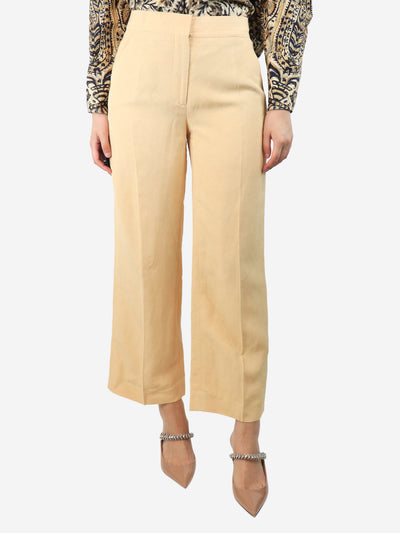 Peach coloured trousers - size UK 8 Trousers Blaze Milano 
