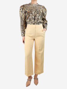 Blaze Milano Peach coloured trousers - size UK 8