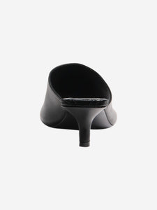 Burberry Black Duck leather mules - size EU 38.5