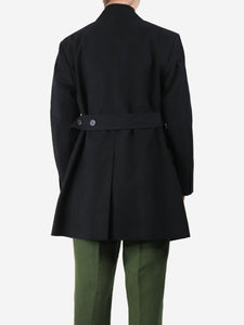Celine Black single-buttoned blazer - size UK 8