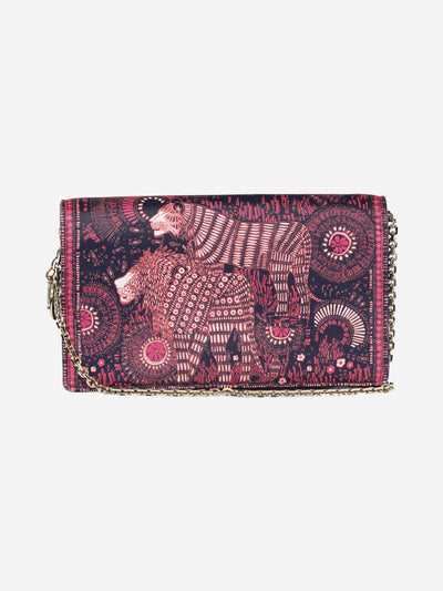 Multicolour safari patterned wallet on chain Cross-body bags Christian Dior 