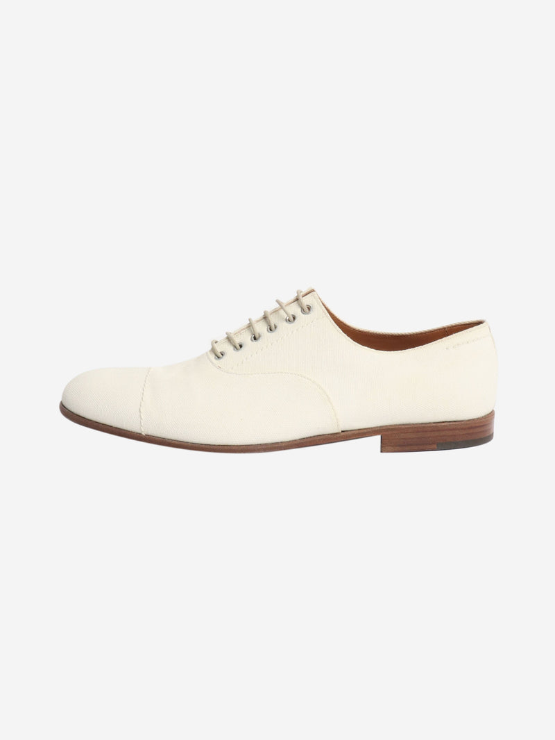 White canvas shoes - size EU 38 Flat Shoes Margaret Howell 