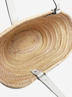 Natural palm leaf medium Basket bag Tote Bags Loewe 