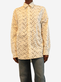 White embroidered shirt - size UK 4 Shirt Missoni 