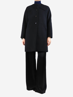 Black wool coat - size UK 8 Coats & Jackets Balenciaga 