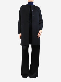 Black wool coat - size UK 8 Coats & Jackets Balenciaga 