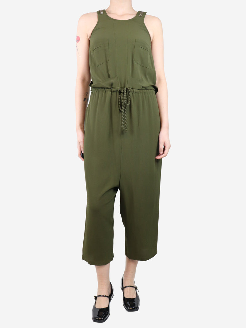 Missoni Khaki sleeveless jumpsuit - size UK 4 Jumpsuits Missoni 