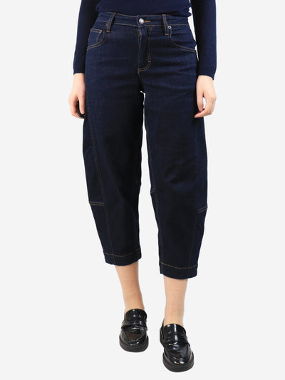 Indigo barrel-leg jeans - size UK 8 Denim Ruti 