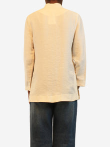 Ecru tang suit jacket - size UK 6 Coats & Jackets Cap Rocat 