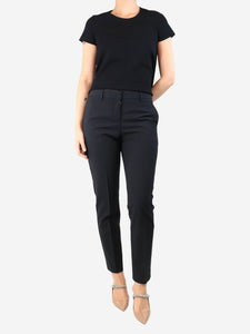 Theory Testra 2B black trousers - size UK 10