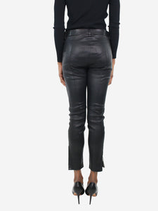 Prada Black leather trousers - size IT 40