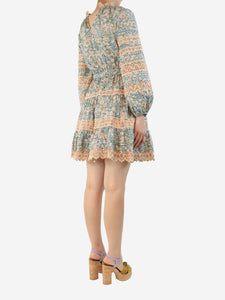 Ulla Johnson Floral belted midi dress - size UK 8