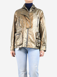 Gold Monogram shell jacket - size UK 12 Coats & Jackets Louis Vuitton 