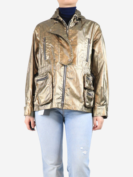 Gold Monogram shell jacket - size UK 12 product image