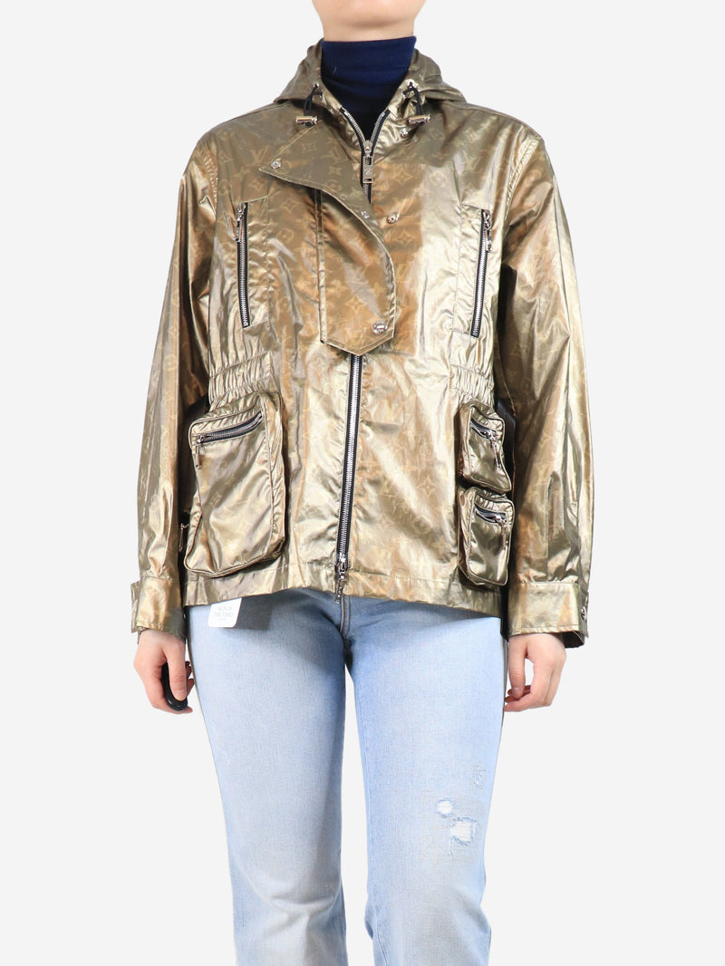 Gold Monogram shell jacket - size UK 12 Coats & Jackets Louis Vuitton 