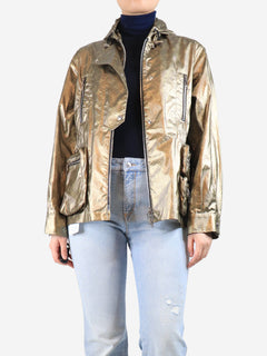 Gold Monogram shell jacket - size UK 12 Coats & Jackets Louis Vuitton 