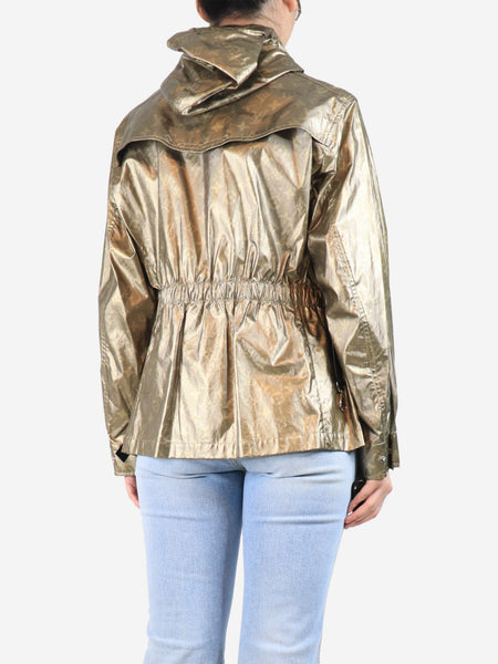 Gold Monogram shell jacket - size UK 12 alternate image