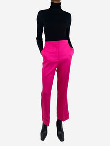 Roksanda Fuchsia pocket trousers - size UK 8