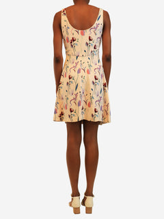 Pink 2014 floral mini dress - size UK 6 Dresses Miu Miu 