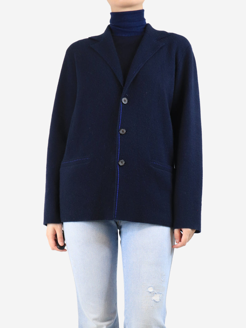 Navy cashmere cardigan - size S Knitwear Guest In Residence 
