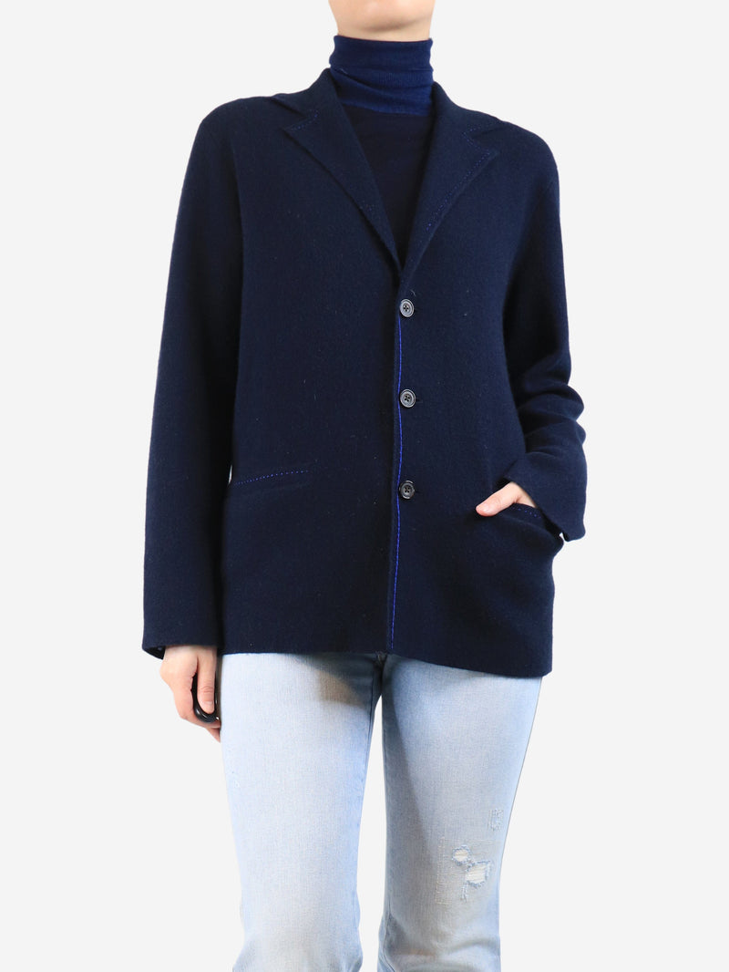 Navy cashmere cardigan - size S Knitwear Guest In Residence 