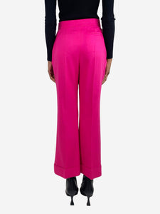 Roksanda Fuchsia pocket trousers - size UK 8