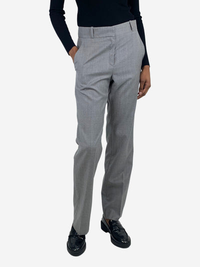 Grey wool trousers - size UK 6 Trousers Pallas 