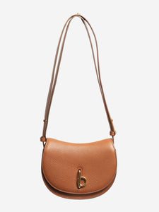 Burberry Brown Rocking Horse leather shoulder bag