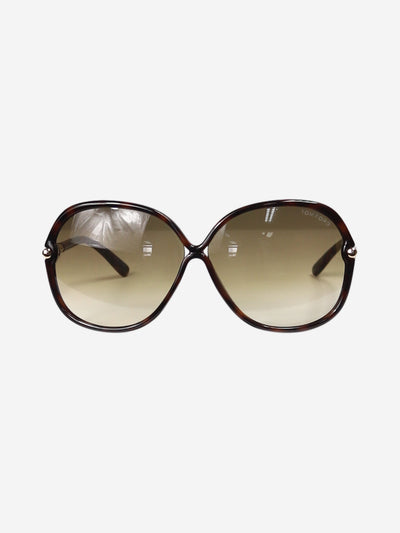 Brown oversized tortoise shell sunglasses Sunglasses Tom Ford 
