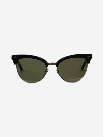 Black and silver rectangular sunglasses Sunglasses Gucci 