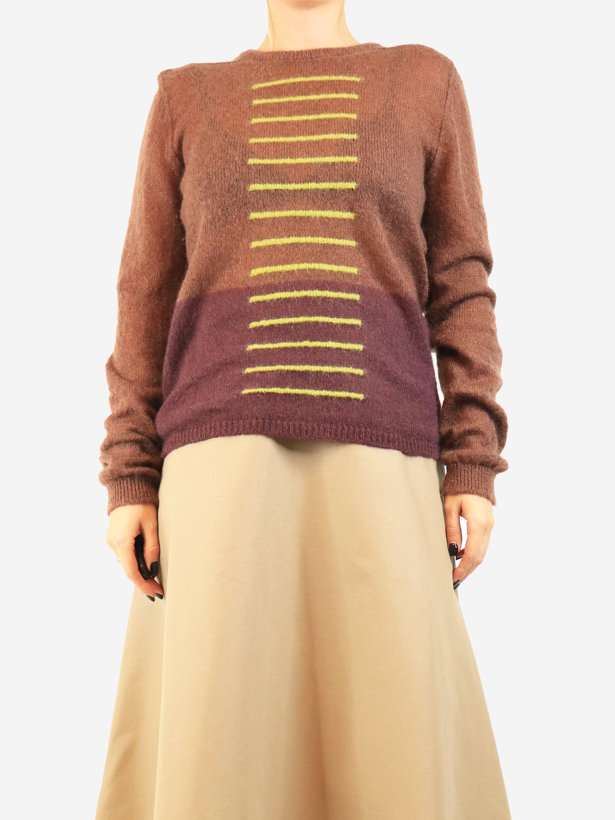F/W 23 abstract mohair knit jumper - size M Knitwear Rick Owens 